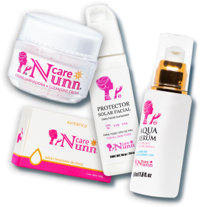Kit Completo Nunn Care · Rutina Facial 4 Pasos · Limpieza + Hidratación + Protección